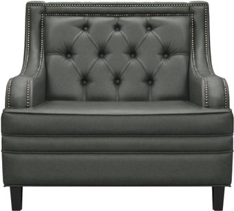 Интерьерное кресло Brioli Чикаго (экокожа, L21 серый)