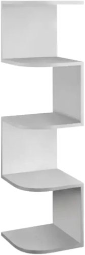 Полка Bon Mebel Снейк 1 (белый)