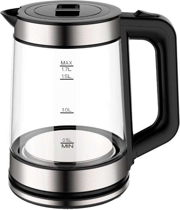 

Электрический чайник Brevio Glass Kettle BV1706 (черный)