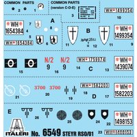 Сборная модель Italeri 6549 Тягач Steyr RSO/01 with German Soldiers