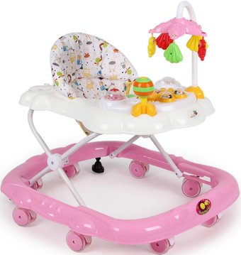 Ходунки Alis Цветок 8 (белый/розовый)