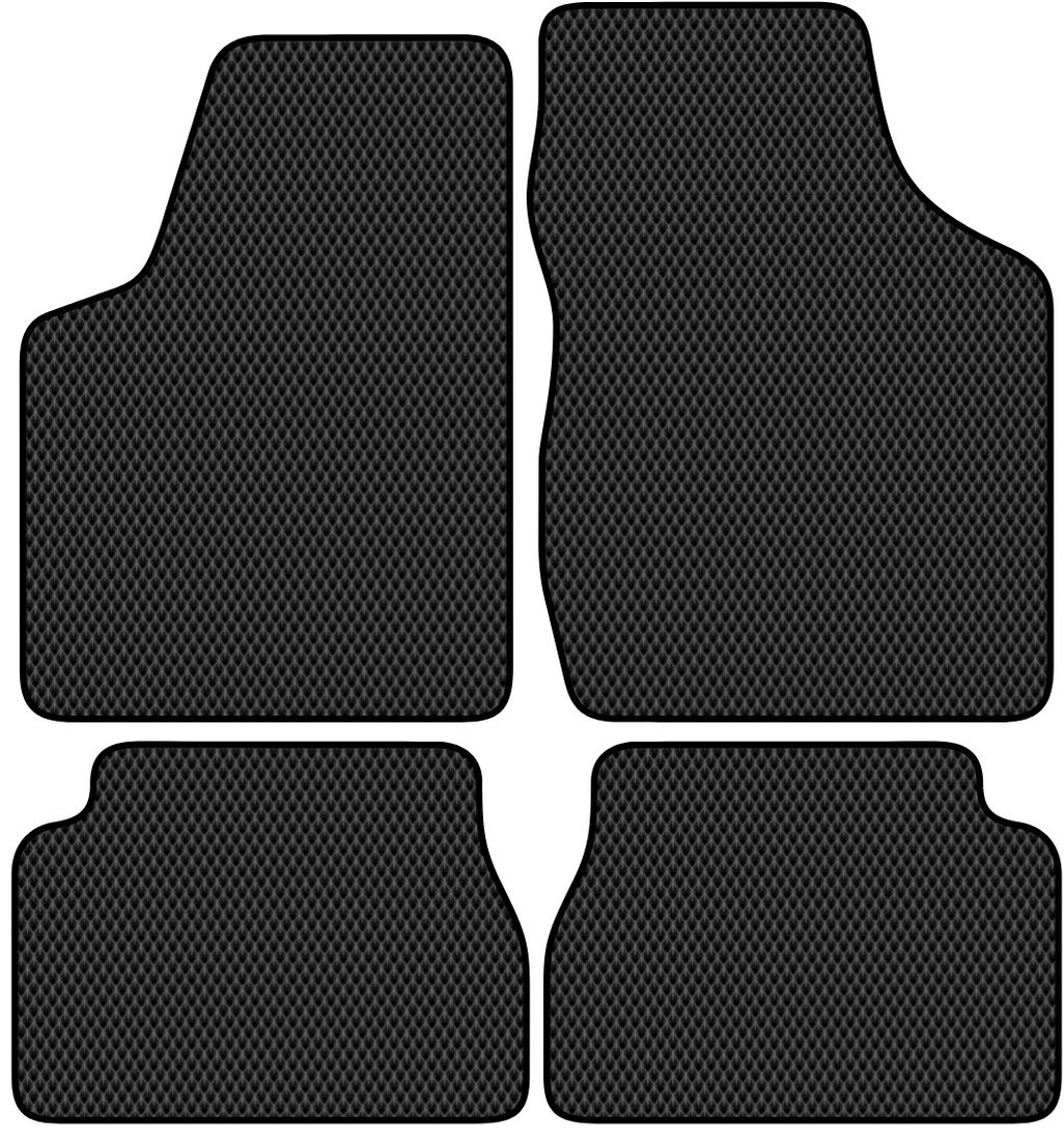 

Комплект ковриков для авто Alicosta Kia Rio I (седан, универсал / DC) 2000 - 2005 (черный, ромб)