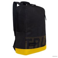 Городской рюкзак Grizzly RQL-313-3 (черный/желтый)