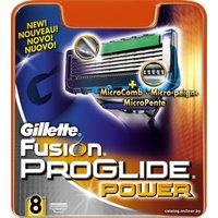 Сменные кассеты для бритья Gillette Fusion Proglide Power (8 шт)