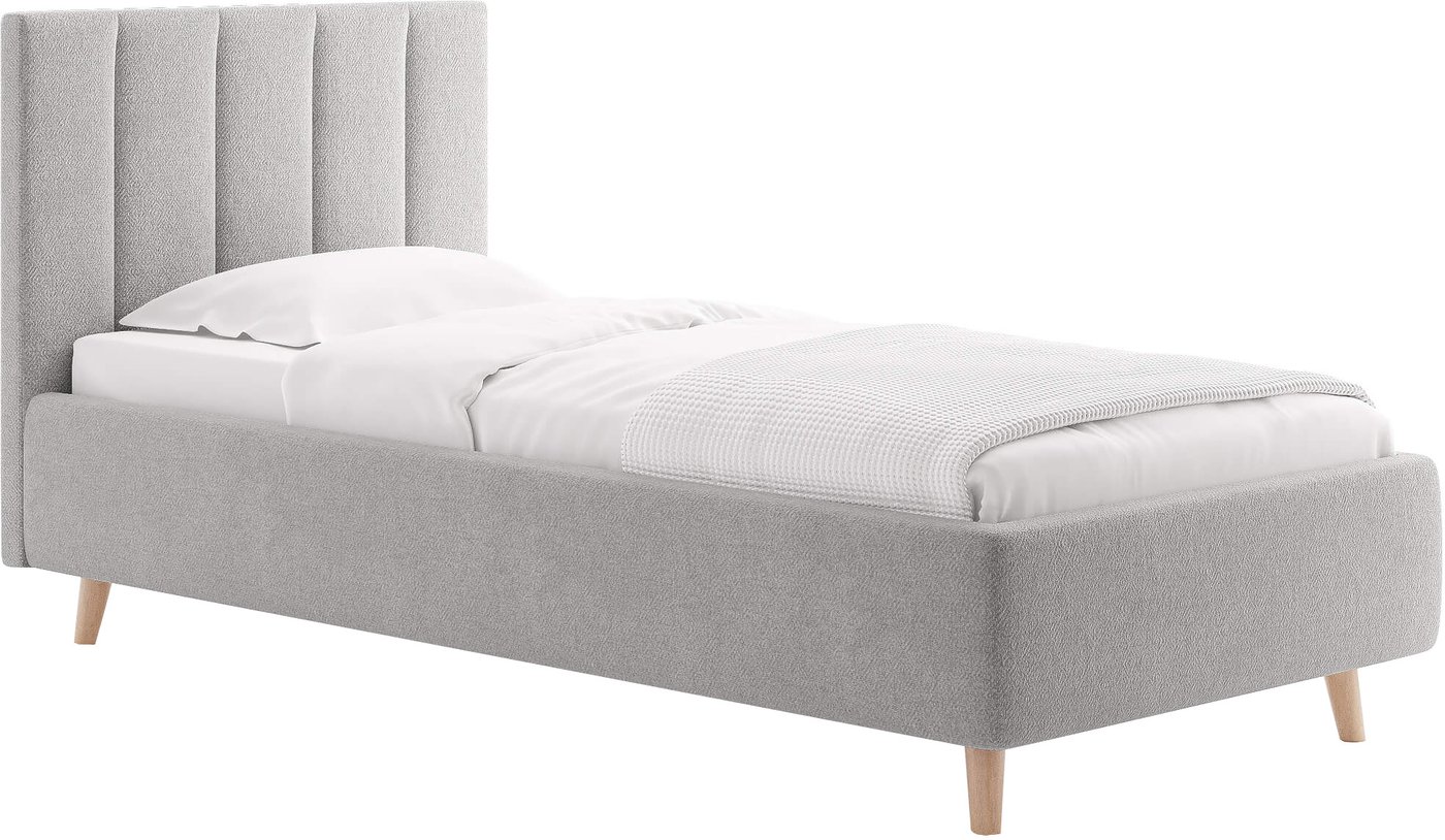 Кровать Сонум Alma 90x200 (рогожка пепельный)