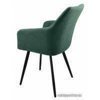 Стул Гальваник Диаманте Лофт (эмаль черный муар/Catania Izumrud)