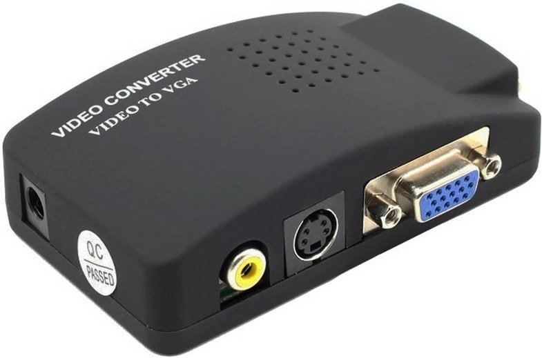 

Адаптер USBTOP VGA-AV (RCA)/S-Video (черный)