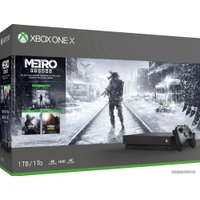 Игровая приставка Microsoft Xbox One X с сагой Metro 1TB