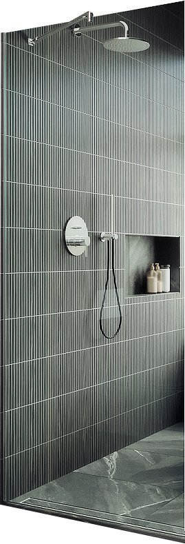 

Душевая стенка MaybahGlass 195x89 MGD-689-5у (прозрачное стекло/хром матовый)