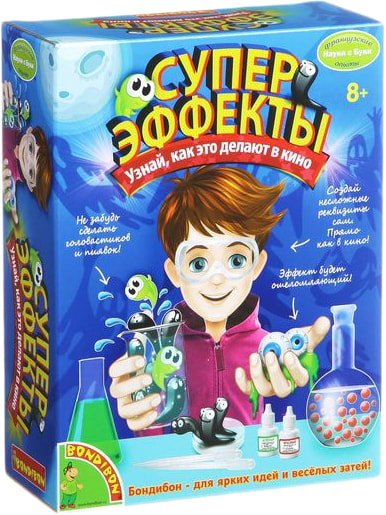 

Набор для опытов Bondibon Науки с Буки Суперэффекты ВВ1551