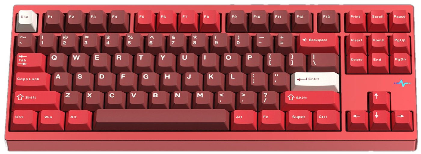Клавиатура Wobkeys Crush 80 Reboot Pro Red (Kailh Cocoa Linear, нет кириллицы)