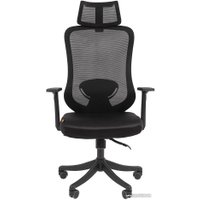 Офисное кресло CHAIRMAN CH563 (черный пластик/черный)