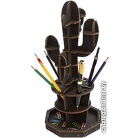 3Д-пазл Eco-Wood-Art Кактус (черный)