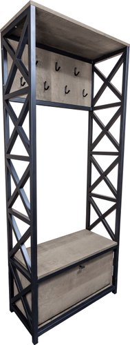 Вешалка для одежды Wooden Story Rosario (ЛДСП, дуб гранж платиновый)