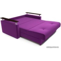 Диван Мебель-АРС Шарк 140 (микровелюр фиолетовый)