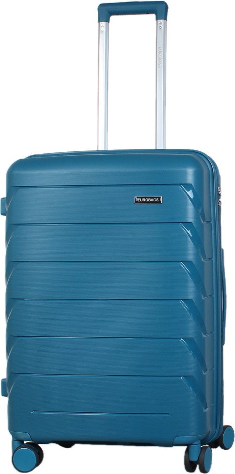 Чемодан-спиннер Eurobags PP-N86 (S, синий)