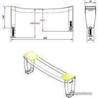 Ножки опорные Koller Pool APMSTDBL1 (серебристый)