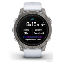 Умные часы Garmin Epix Pro Gen 2 Sapphire 47 мм (титан/белый камень)