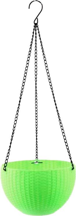 Кашпо Botanica Rattan (26x16см, зеленый)