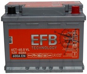 Автомобильный аккумулятор Tubor EFB L+ (60 А·ч)