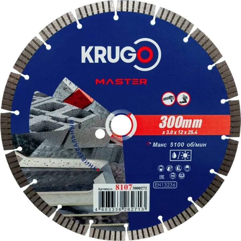 Пильный диск Krugo Master 300x25.4 мм 81073000272