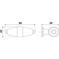 Ручка мебельная Boyard RC020MAB.4