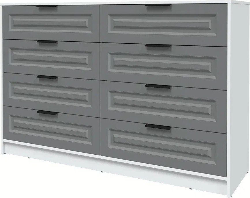 

Комод Интерлиния Концепт КТ-К157 Деко (белый платинум/серый)