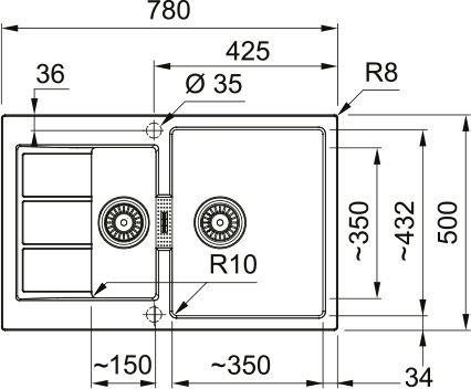 

Кухонная мойка Franke S2D 651-78 143.0618.684