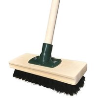 Щетка для пола ЧистоОпт палубная деревянная под углом 45