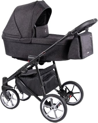 Универсальная коляска Coletto Astin 2021 (2 в 1, черная рама, AS-01)