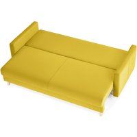 Диван Mio Tesoro Дублин 497 3-х местный (желтый 1103)