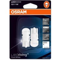 Светодиодная лампа Osram W5W LEDriving Cool White 2шт [2880CW-02B]