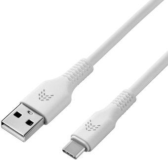 Кабель Rocket Flex TPE USB Type-A - USB Type-C (1 м, белый)