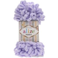 Пряжа для вязания Alize Puffy 146 (9.2 м, лаванда)