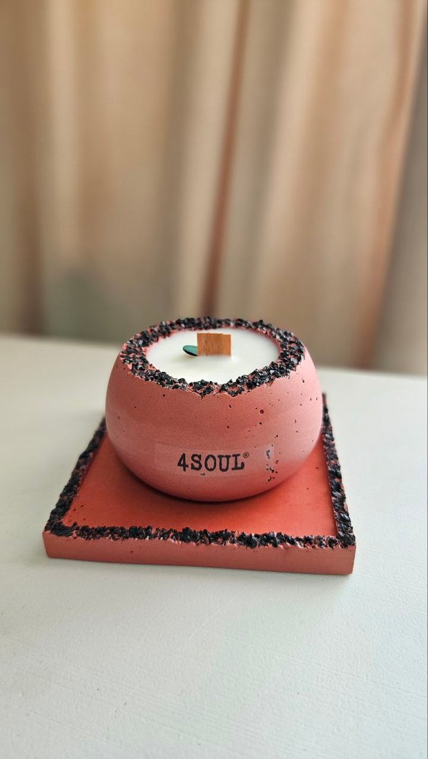 

Подарочный набор 4SOUL с гипсовой подставкой (аромат Красное вино)