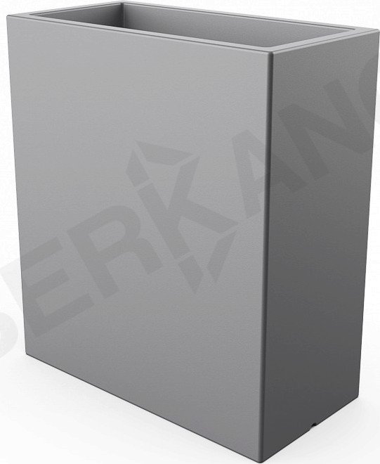 

Кашпо Berkano Cubric 90*80 DB (графит)