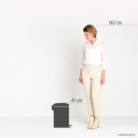 Мусорное ведро Brabantia Pedal Bin NewIcon 12 л (минерально-синий)