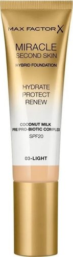 Тональный крем Max Factor Miracle Second Skin Hybrid Foundation SPF20 (тон 03) 30 мл