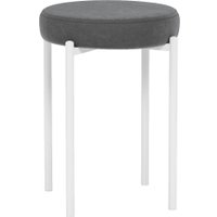 Табурет Mio Tesoro Гамма круг (графит/белый)