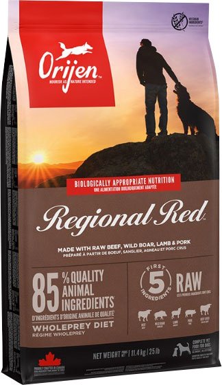 

Сухой корм для собак Orijen Dog Regional Red 11.4 кг