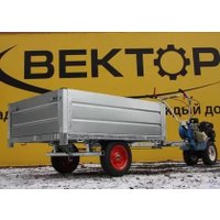 Одноосный прицеп Вектор ЛАВ 81002 для мотоблока