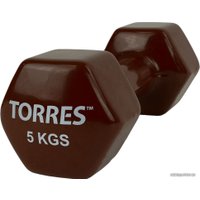 Гантель Torres PL522207 5 кг (коричневый)