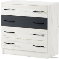 Комод Памир Беатрис К800 (крафт белый/антрацит)
