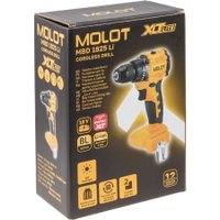 Дрель-шуруповерт Molot MBD 1825 Li XLT Lite Solo 2318137 (без АКБ)