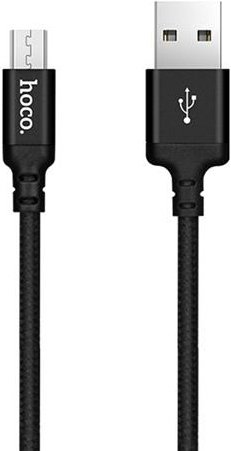 

Кабель Hoco X14 microUSB (1 м, черный)