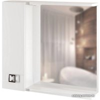 Mixline Шкаф с зеркалом Квадро 75 L 551702 (с подсветкой)