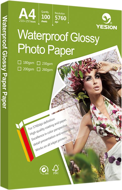 

Фотобумага Yesion глянцевая A4, 260 г/м2, 50 л