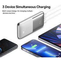 Внешний аккумулятор Baseus Bipow Pro Digital Display Fast Charge 10000mAh (белый)