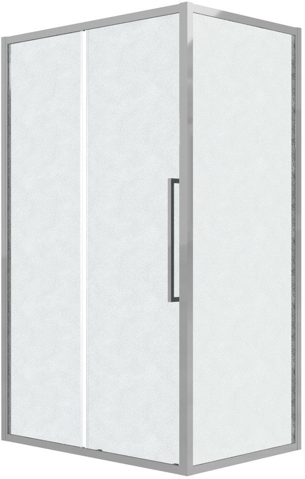 Душевой уголок Grossman Cosmo 110x90x195 120.K33.02.1190.10.02 (хром/стекло шиншилла)