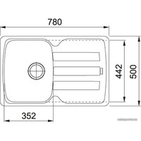 Кухонная мойка Franke Antea AZG 611-78 (графит)